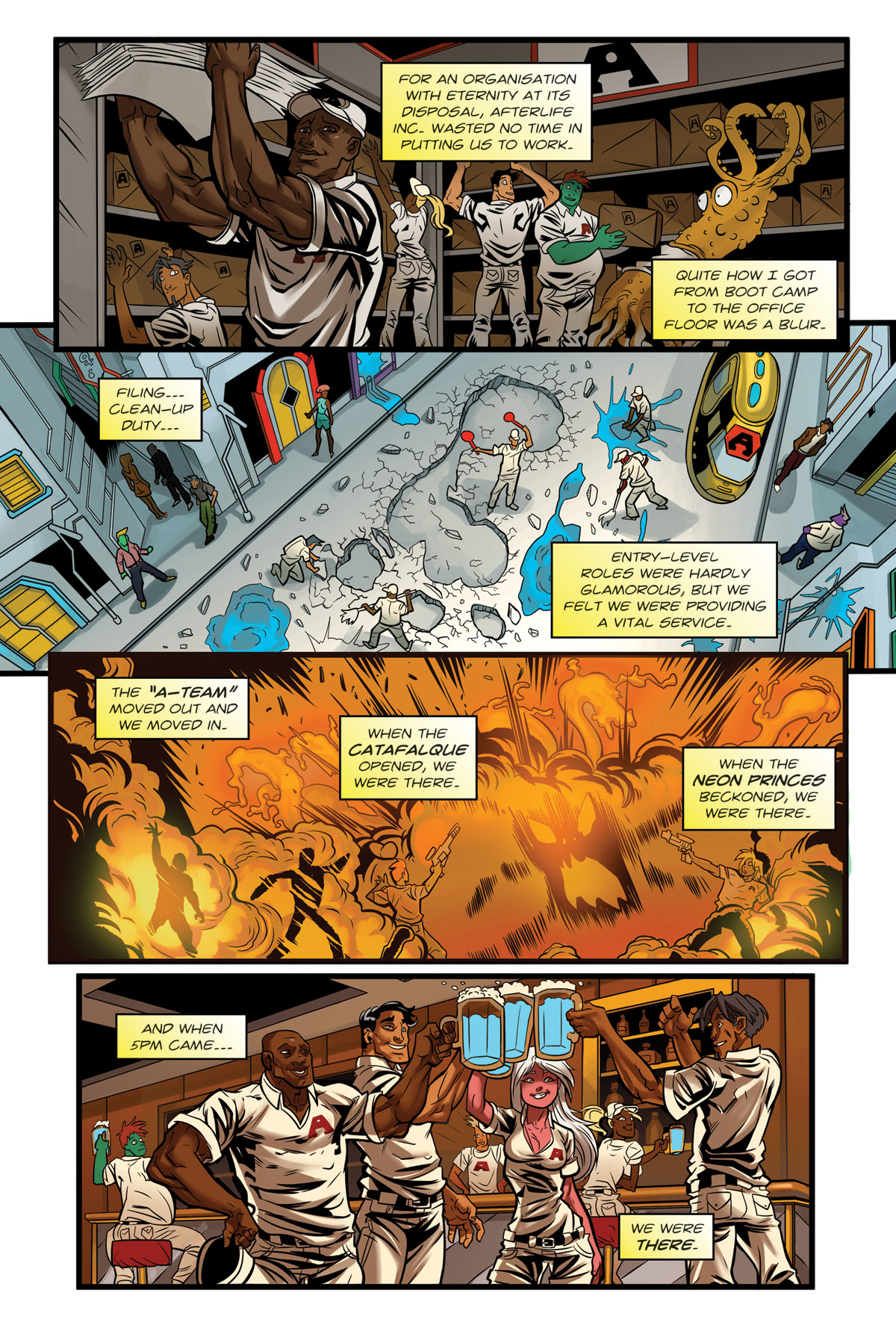 Afterlife Inc. Man Made God Page 10