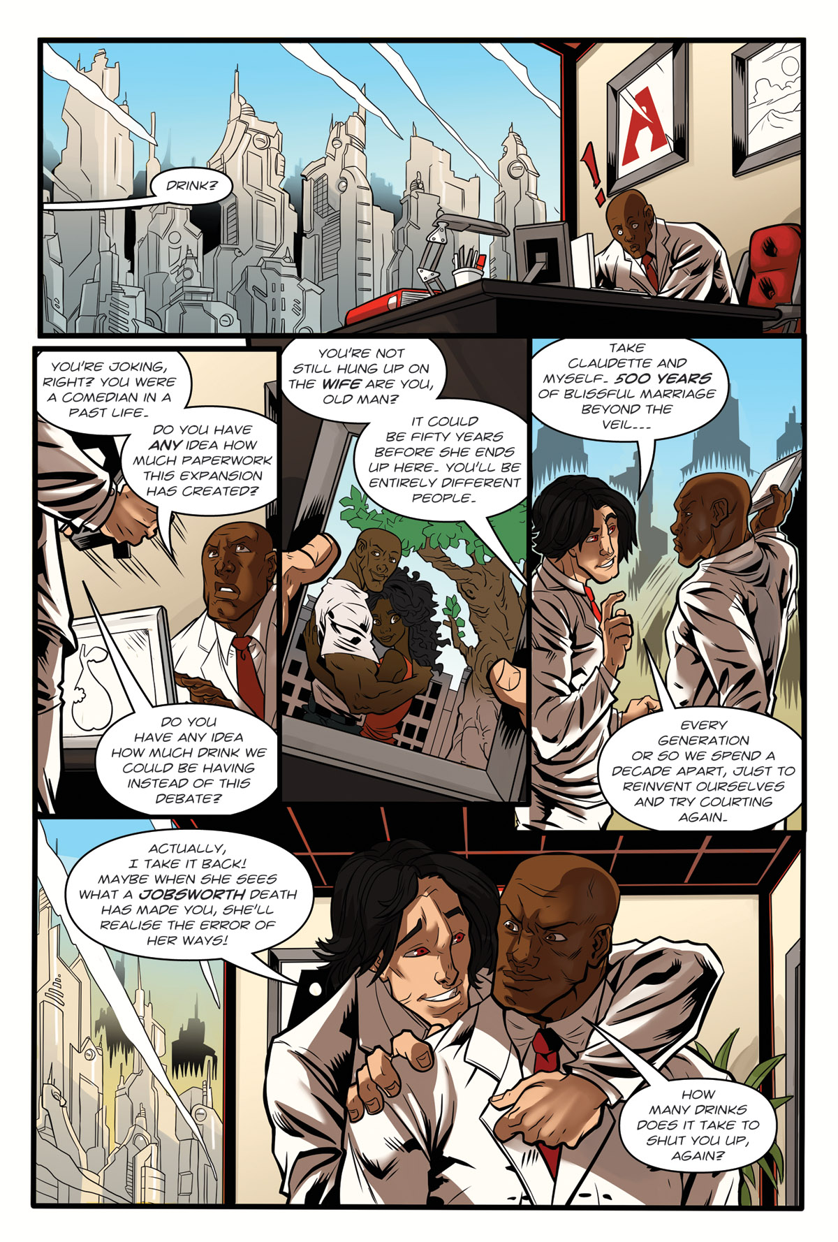 Afterlife Inc. Man Made God Page 11
