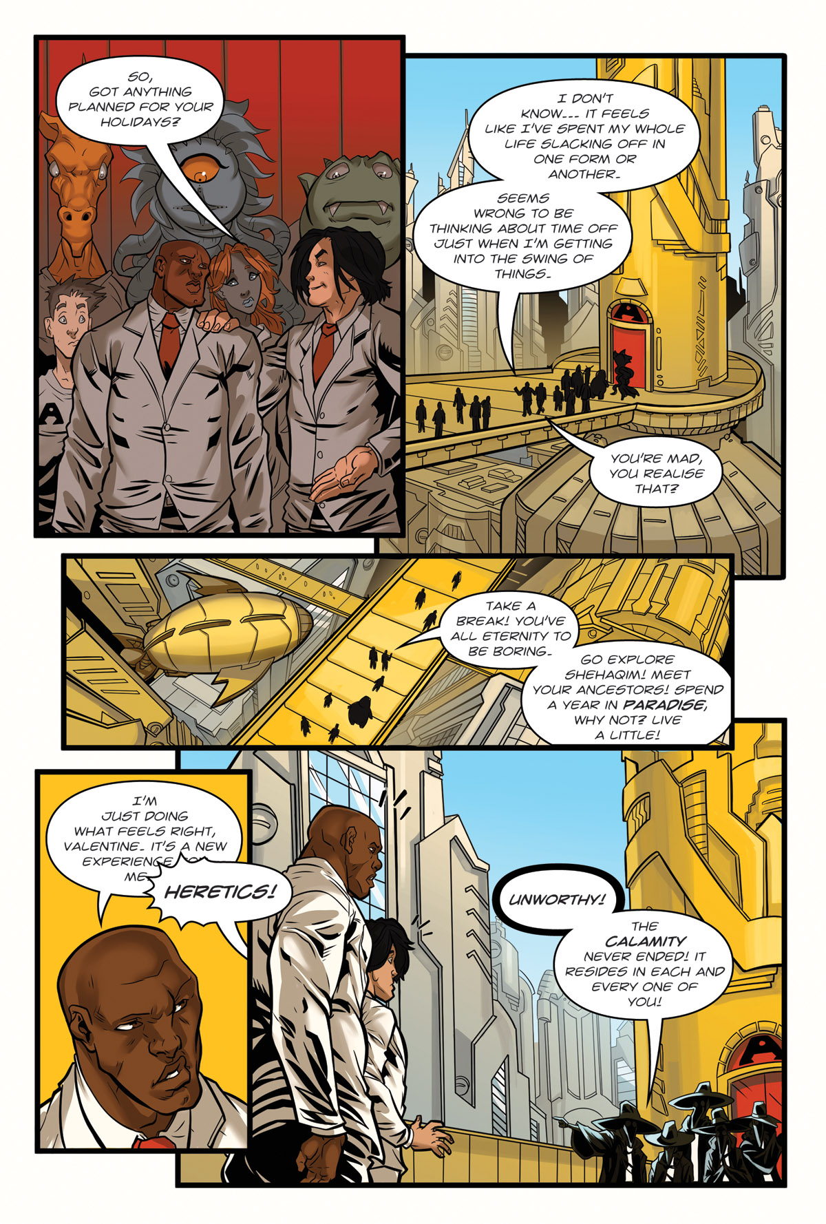 Afterlife Inc. Man Made God Page 12