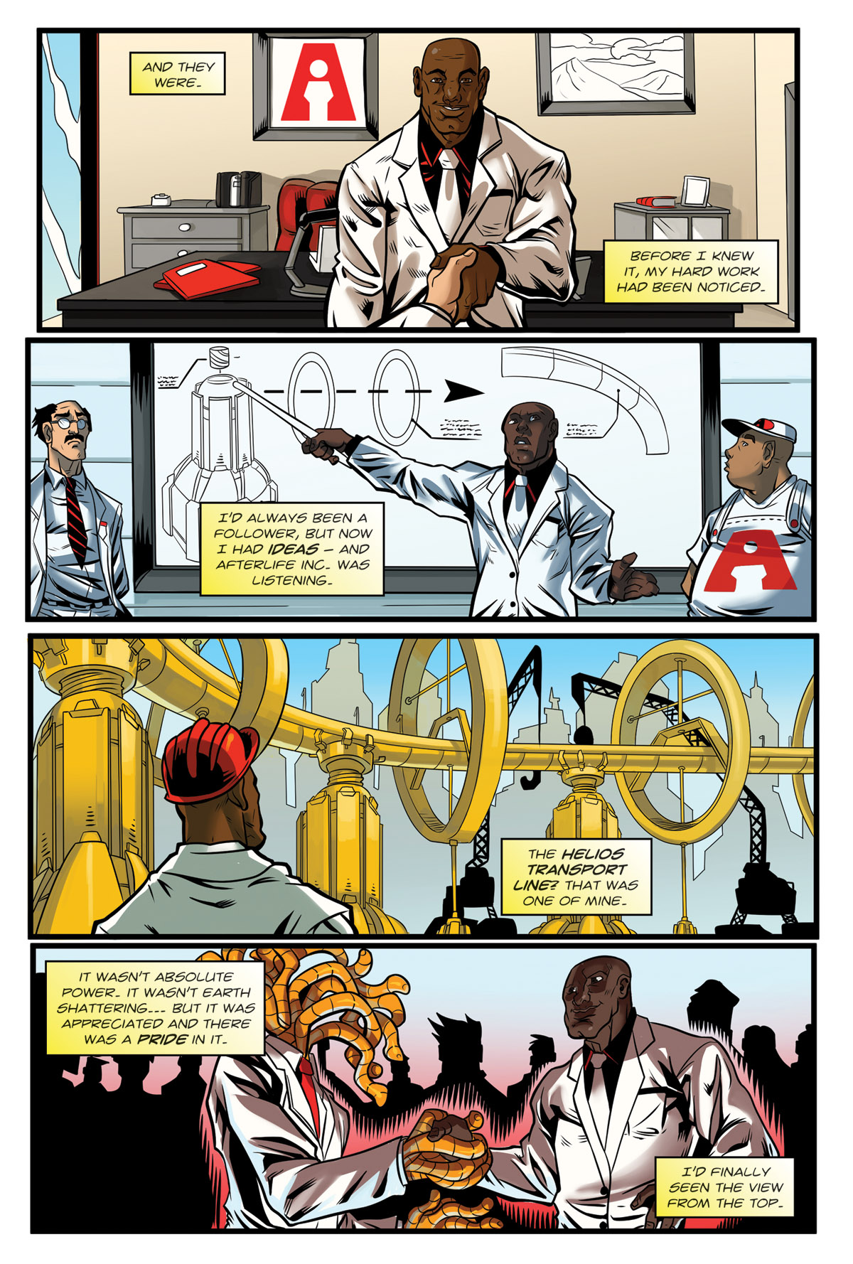 Afterlife Inc. Volume 4: Man Made God Page 14