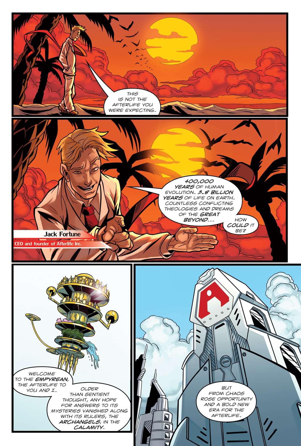 Afterlife Inc. Man Made God Page 4