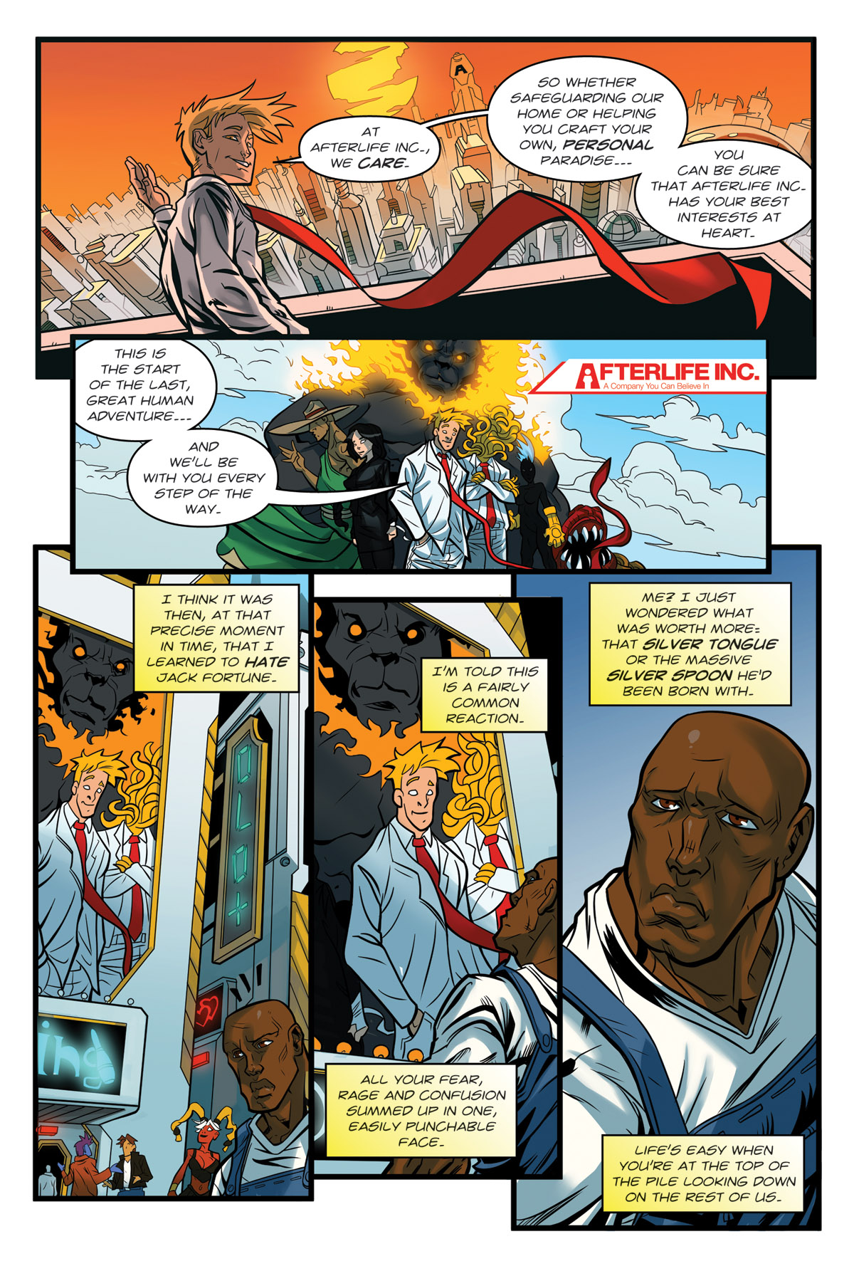 Afterlife Inc. Man Made God Page 5