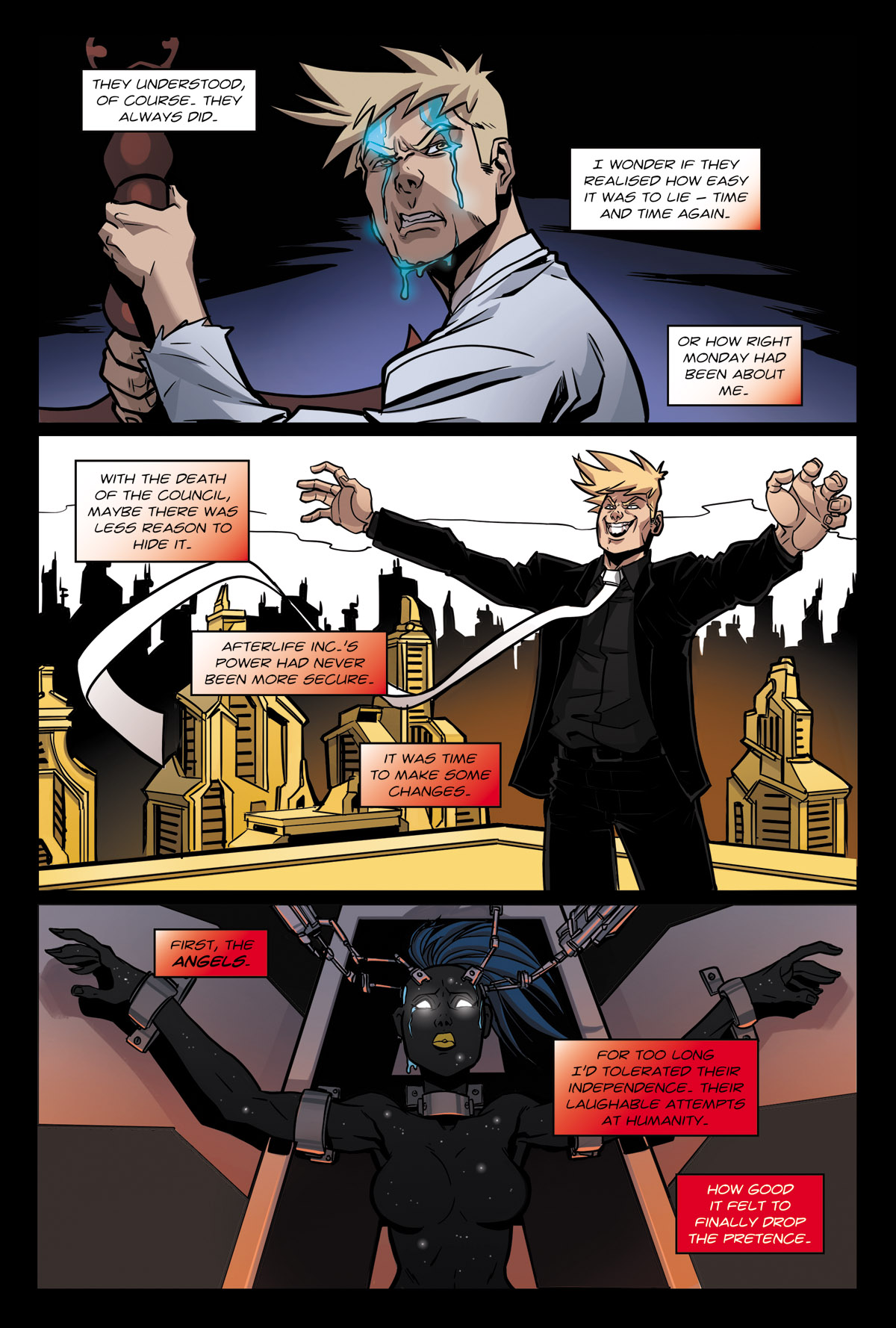 Afterlife Inc. Man Made God Page 124
