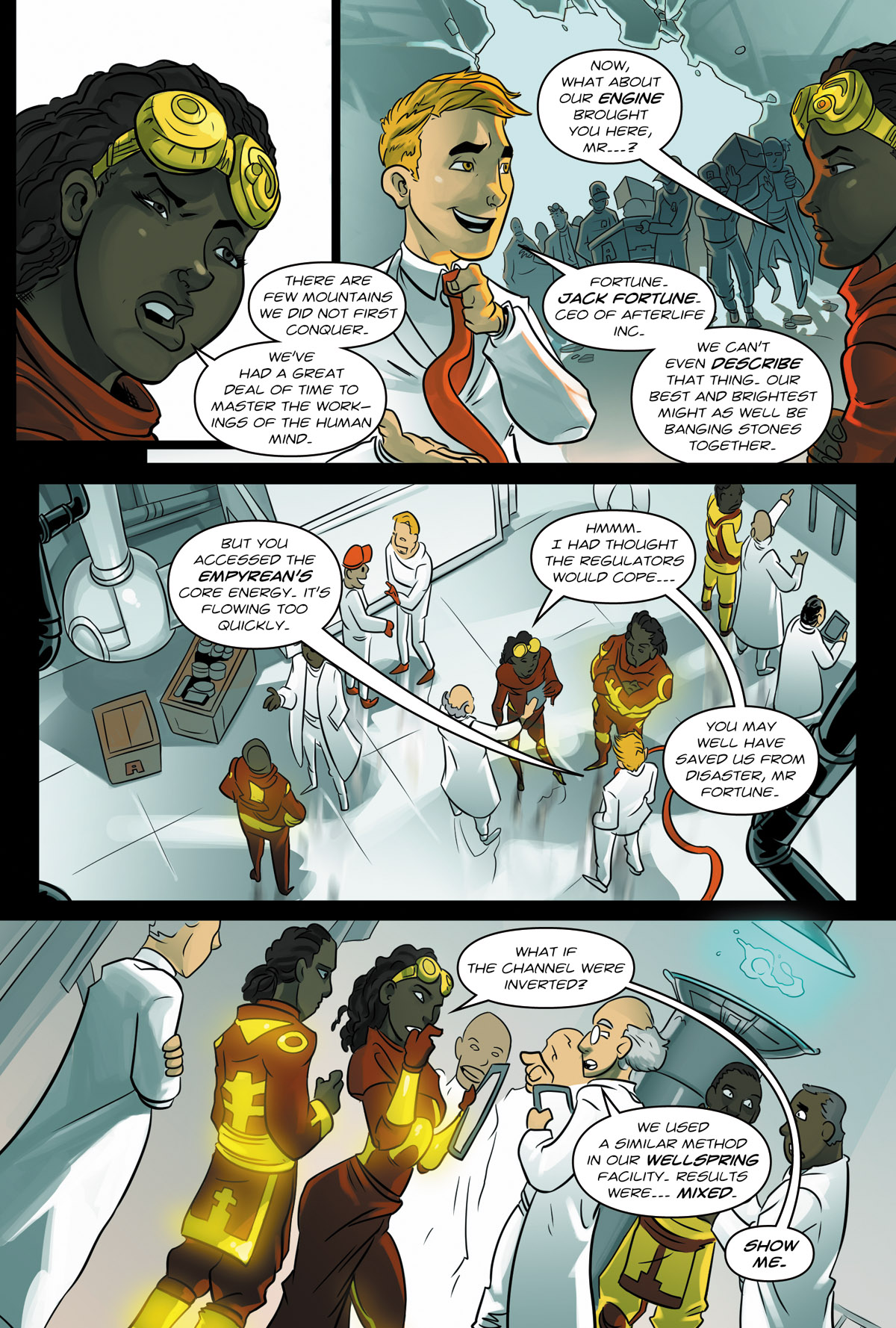 Afterlife Inc. Volume 4: Man Made God Page 30