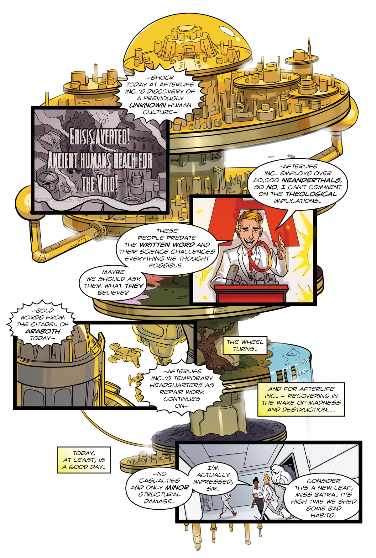 Afterlife Inc. Volume 4: Man Made God Page 32