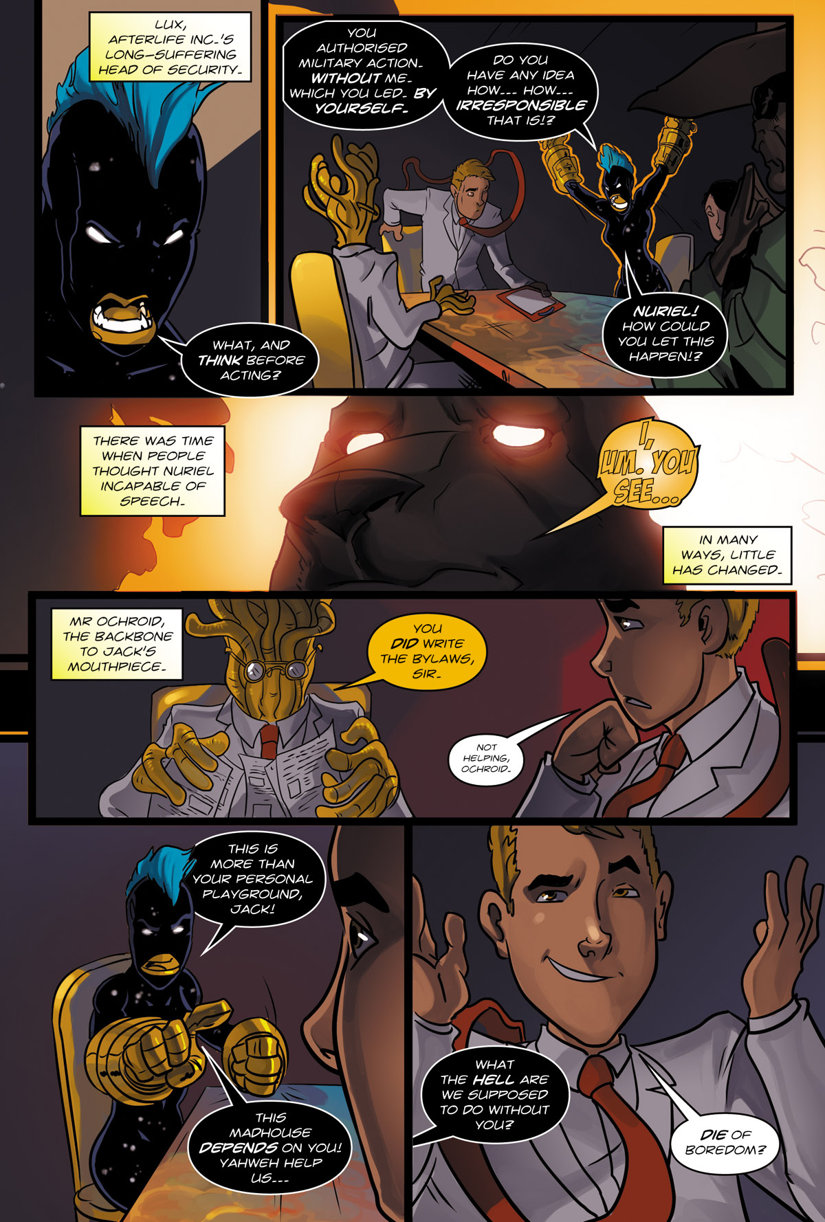 Afterlife Inc. Volume 4: Man Made God Page 35