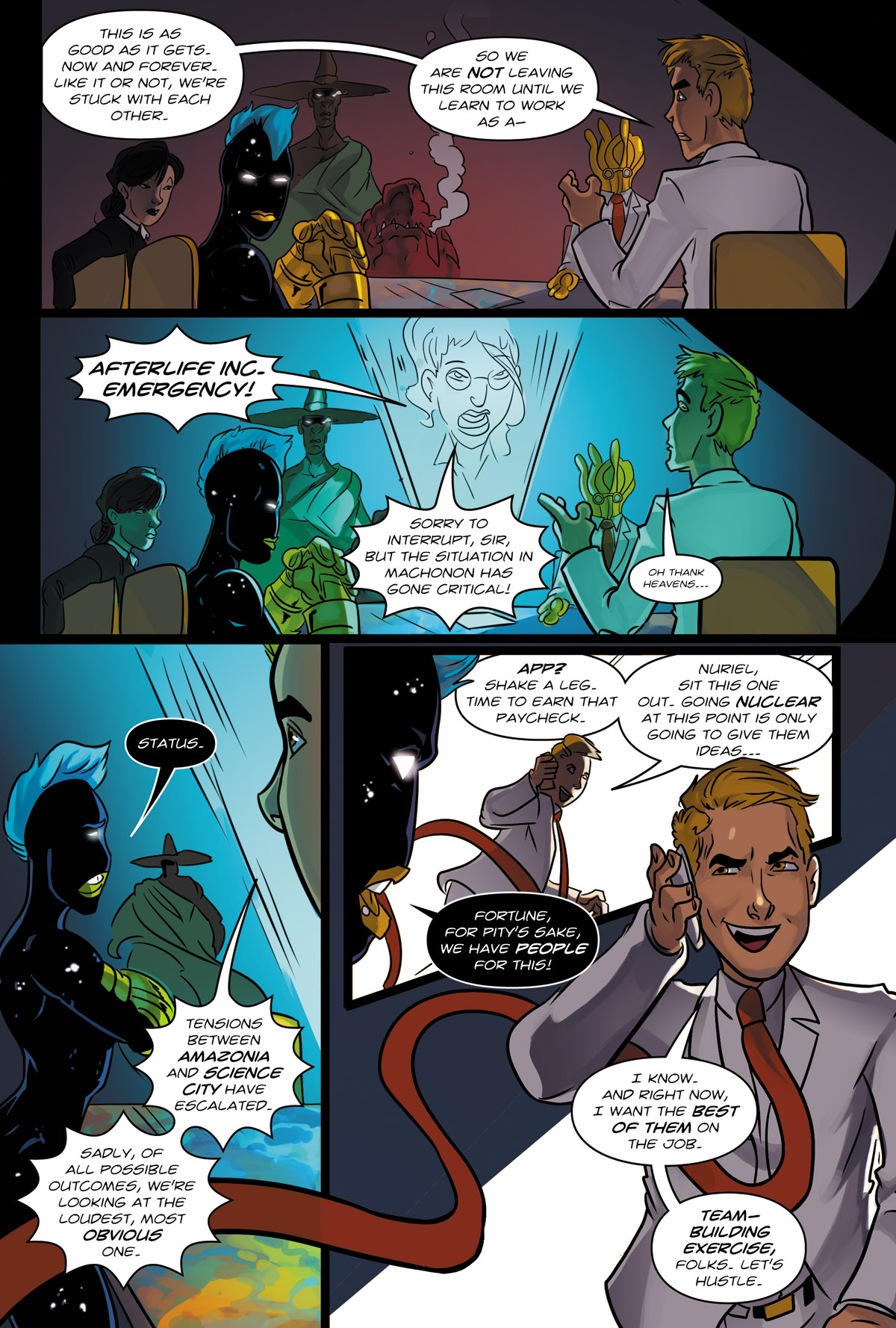 Afterlife Inc. Volume 4: Man Made God Page 37