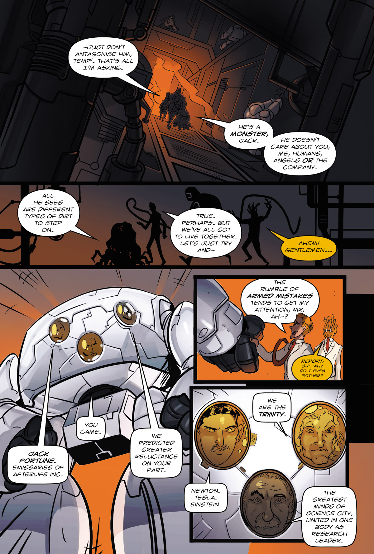 Afterlife Inc. Volume 4: Man Made God Page 42