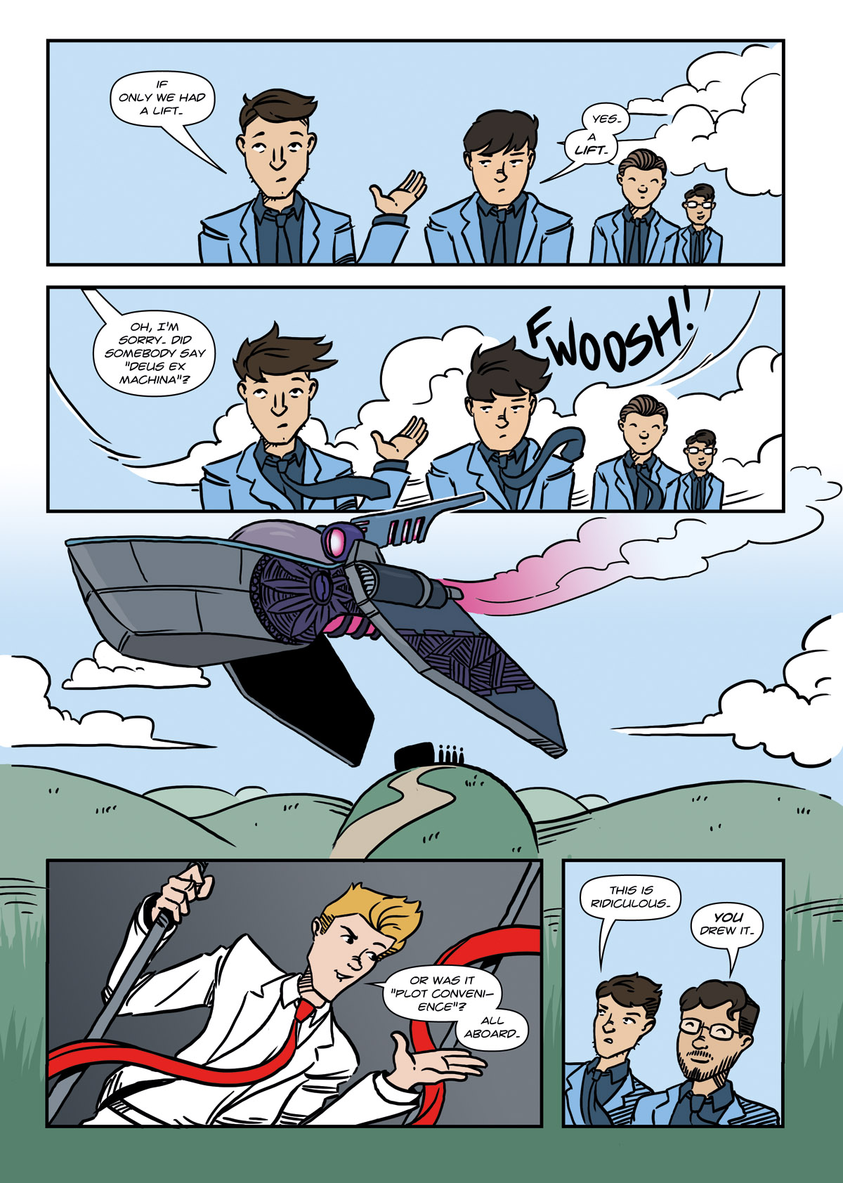 Afterlife Inc. wedding comic 2