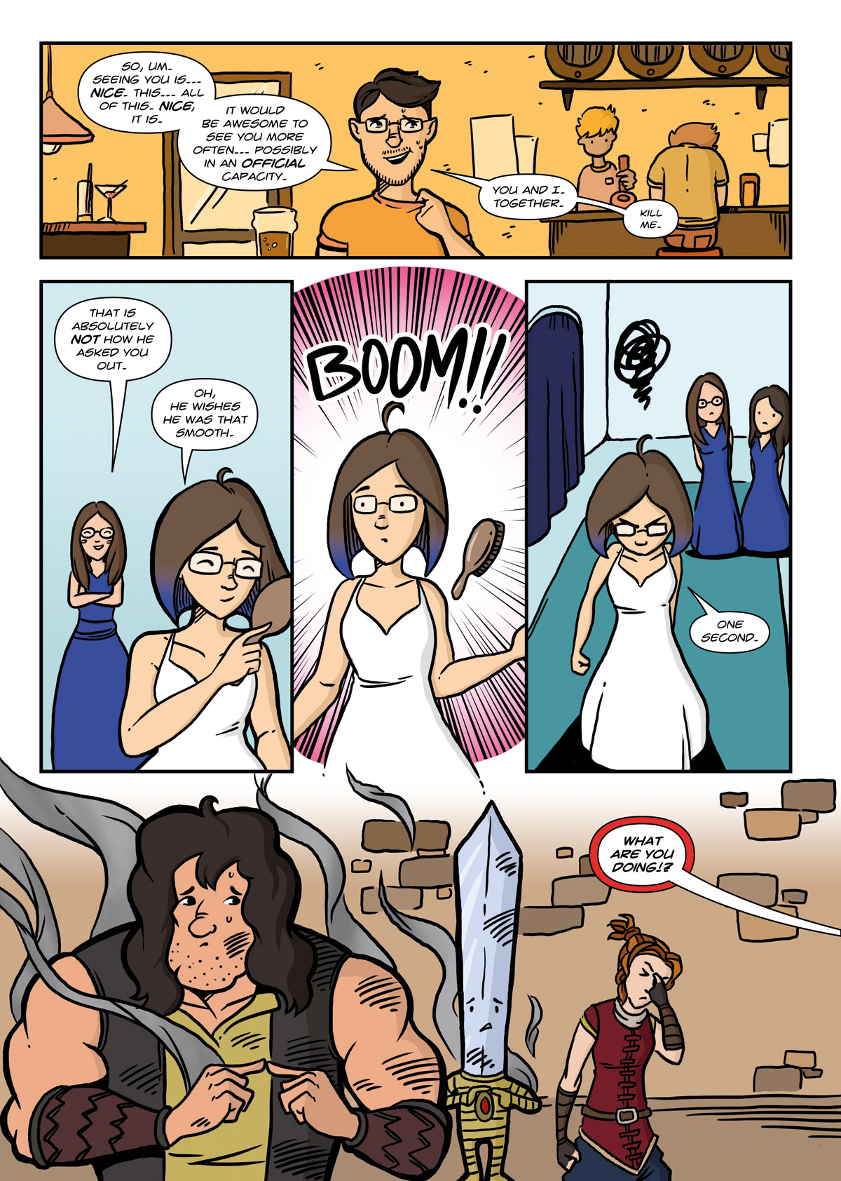 Afterlife Inc. wedding comic 3