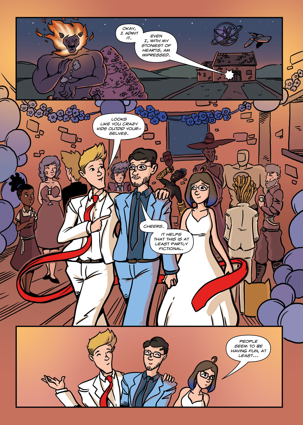 Afterlife Inc. wedding comic 5