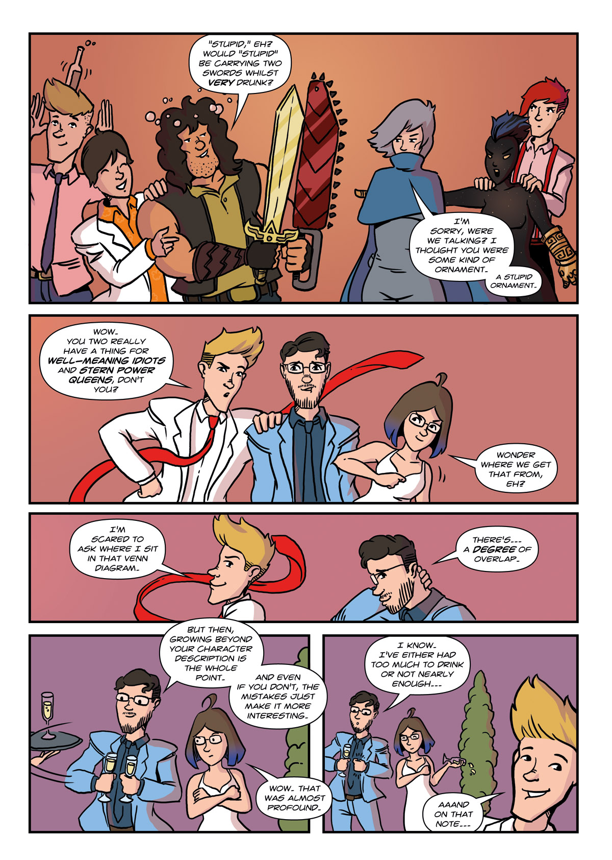 Afterlife Inc. wedding comic 6
