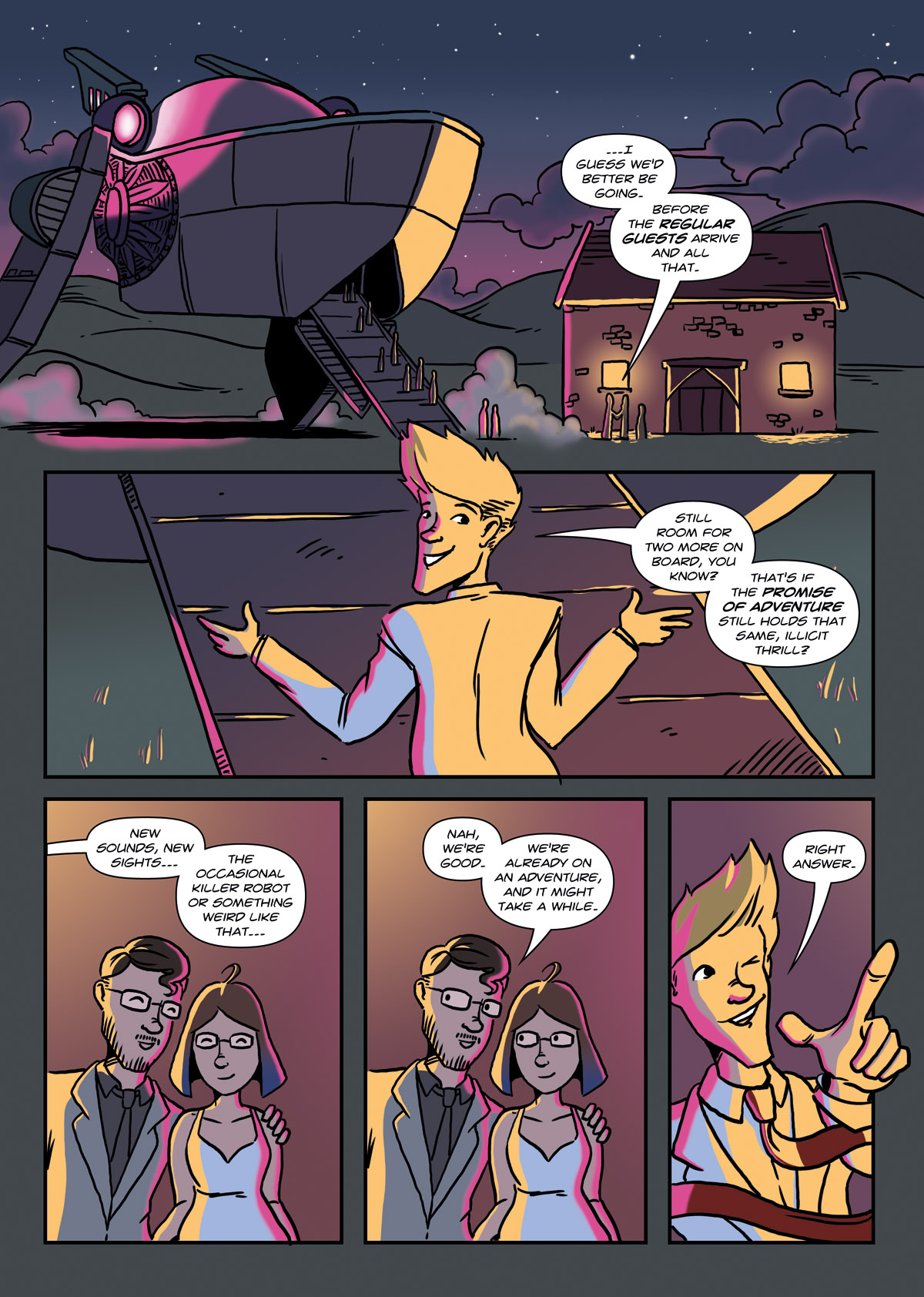 Afterlife Inc. wedding comic 7