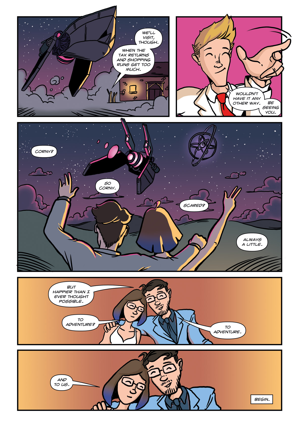 Afterlife Inc. wedding comic 8